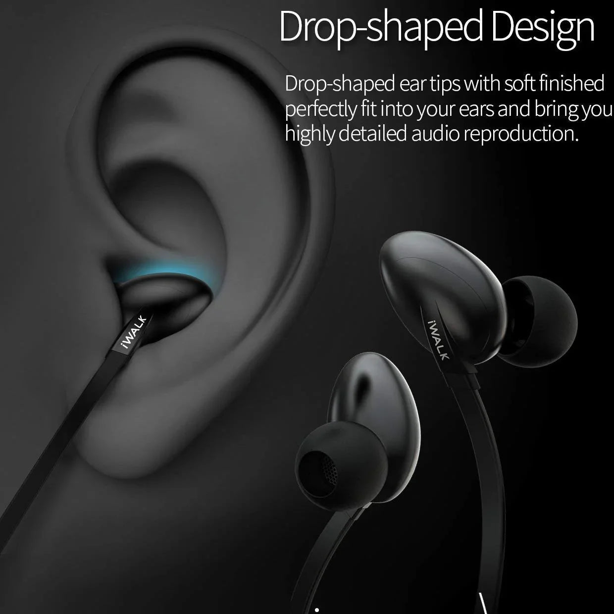 iWalk Necklace Style Handfree Earphone - Tashqila iWalk Necklace Style Handfree Earphone - Tashqila